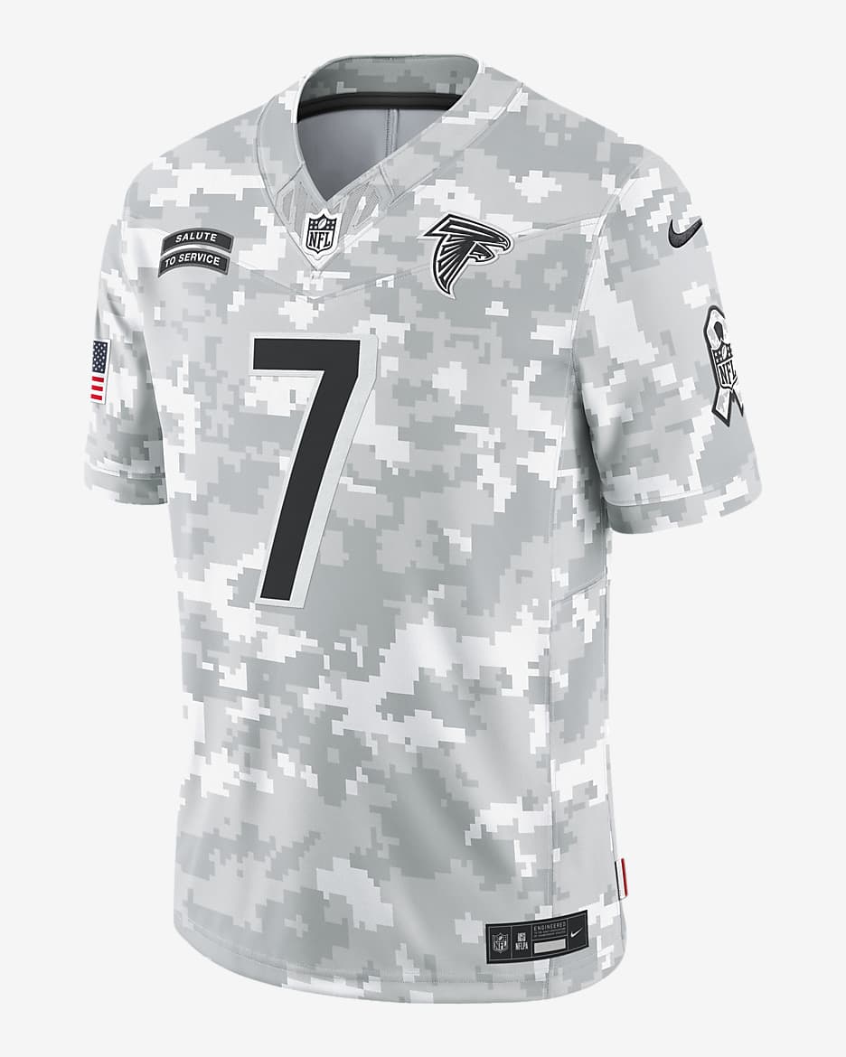 Bijan Robinson Atlanta Falcons Salute to Service Men s Nike Dri FIT NFL Limited Jersey. Nike